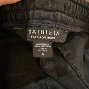 ATHLETA Farallon Short. Black size 6